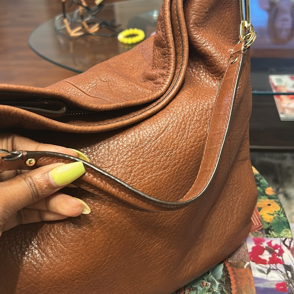Authentic Coach pebble brown LEATHER BAG With clean inside. - Picture 8 of 11